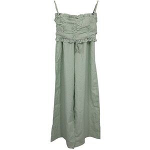 Princess Poly Tidelands Set Women Size 2 Gingham Wide Leg Women Ruffle NWT New